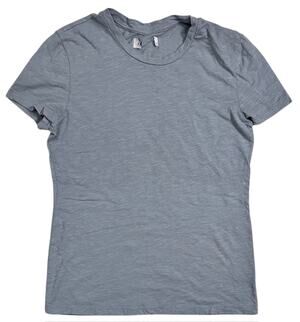 Rowan Women's Tyler Slub Cotton Short Sleeve Top Tee T-Shirt in Bay Blue